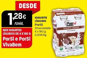 Oferta de Porsi - Iogurte Líquido por 1,28€ em Intermarché