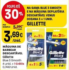 Oferta de Gillette - Máquina De Barbear Descartável por 3,69€ em Intermarché