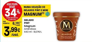 Oferta de Magnum - Gelado Pint por 3,99€ em Intermarché