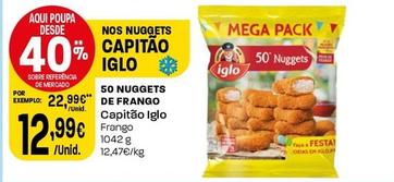 Oferta de Iglo - 50 Nuggets De Frango por 12,99€ em Intermarché