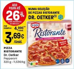 Oferta de Dr. Oetker - Pizza Ristorante por 3,69€ em Intermarché