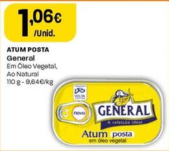 Oferta de General - Atum Posta por 1,06€ em Intermarché