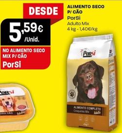 Oferta de Porsi - Alimento Seco Mix P/ Cão por 5,59€ em Intermarché
