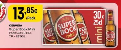 Oferta de Super Bock - Cerveja Mini por 13,85€ em Intermarché