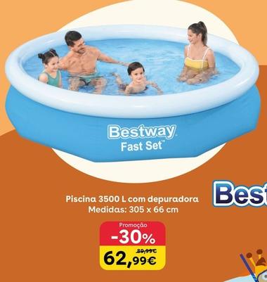 Oferta de Bestway - Piscina 3500 L Com Depuradora Medidas: 305 x 66 Cm por 62,99€ em Toys R Us