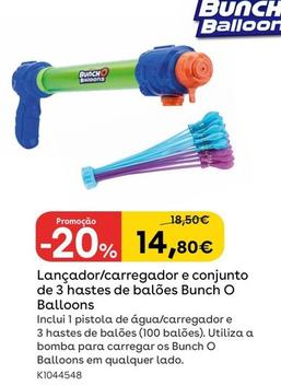 Oferta de  Lancador/Carregador E Conjunto De 3 Hastes De Baloes Bunch O Balloons por 14,8€ em Toys R Us