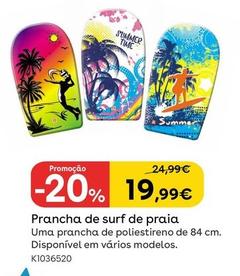 Oferta de Prancha De Surf De Praia por 19,99€ em Toys R Us