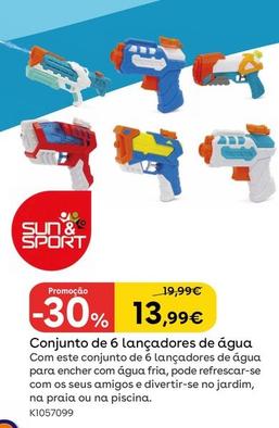 Oferta de Sun & Sport - Conjunto De 6 Lancadores De Ãgua por 13,99€ em Toys R Us