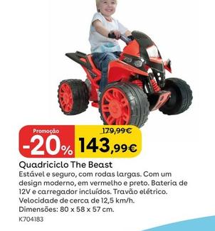Oferta de Quadriciclo The Beast por 143,99€ em Toys R Us