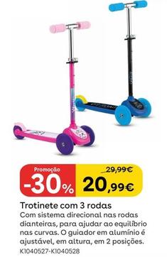 Oferta de Sun & Sport - Trotinete Com 3 Rodas por 20,99€ em Toys R Us