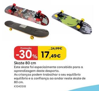 Oferta de Sun & Sport - Skate 80 Cm  por 17,49€ em Toys R Us