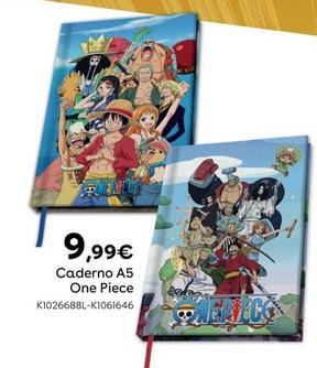 Oferta de Caderno A5 One Piece por 9,99€ em Toys R Us