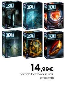 Oferta de Sortido Exit Pack 6 Uds. por 14,99€ em Toys R Us