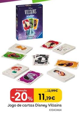 Oferta de Jogo De Cartas Disney Villains por 11,19€ em Toys R Us