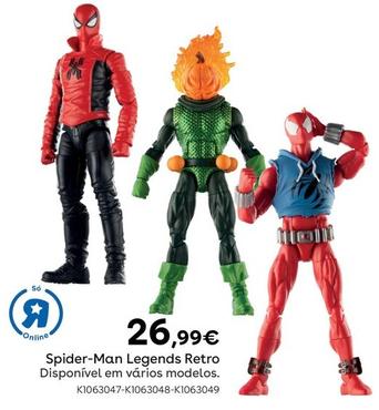 Oferta de Spider-Man Legends Retro por 26,99€ em Toys R Us