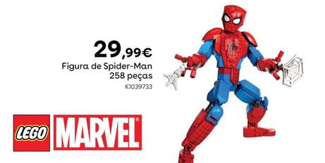 Oferta de Lego/Marvel - Figura De Spider-Man 258 Peças por 29,99€ em Toys R Us