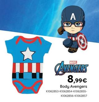 Oferta de Body Avengers por 8,99€ em Toys R Us