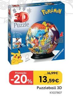 Oferta de Ravensburger - Puzzleball 3D por 13,59€ em Toys R Us