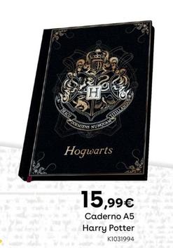 Oferta de Caderno A5 Harry Potter por 15,99€ em Toys R Us