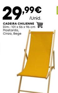 Oferta de Cadeira Chilienne por 29,99€ em Intermarché