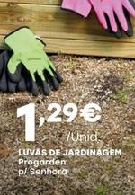 Oferta de Progarden Luvas De Jardinagem por 1,29€ em Intermarché