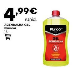 Oferta de Pluricor - Acendalha Gel por 4,99€ em Intermarché