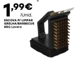 Oferta de BBQ Lovers - Escova P/ Limpar Grelha/barbecue por 1,99€ em Intermarché