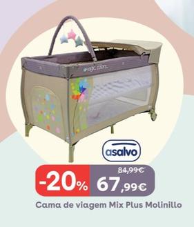 Oferta de Asalvo - Cama De Viagem Mix Plus Molinillo por 67,99€ em Toys R Us