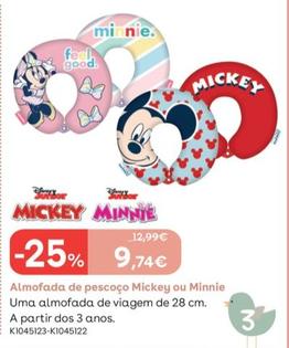 Oferta de Mickey Mouse - Almofada De Pescoco por 9,74€ em Toys R Us