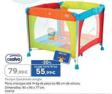 Oferta de Asalvo - Parque Quadrado Jungle por 79,99€ em Toys R Us