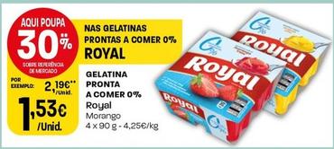 Oferta de Royal - Gelatina Pronta A Comer por 1,53€ em Intermarché