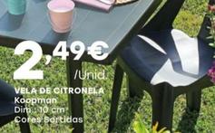Oferta de Vela De Citronela por 2,49€ em Intermarché