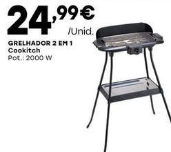 Oferta de Cookitch - Grelhador 2 Em 1 por 24,99€ em Intermarché