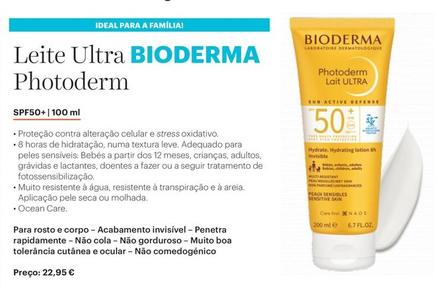 Oferta de Bioderma - Leite Ultra Photoderm por 22,95€ em Auchan