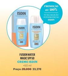 Oferta de Isdin - Fusion Water Magic Spf 50 por 23,27€ em Auchan