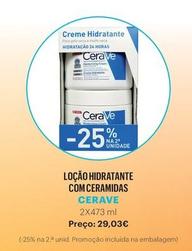 Oferta de Cerave - Locao Hidratante Com Ceramidas  por 29,03€ em Auchan