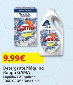 Oferta de Gama - Detergente Máquina Roupa por 9,99€ em Auchan