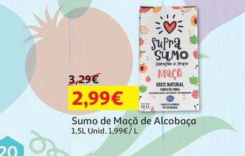 Oferta de Sumo De Maca De Alcobaca por 2,99€ em Auchan