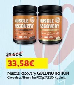 Oferta de Gold Nutrition - Muscle Recovery por 33,58€ em Auchan
