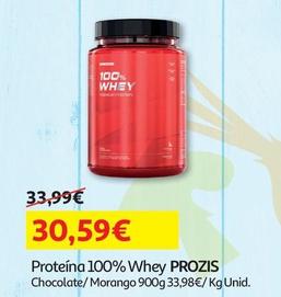 Oferta de Prozis - Proteína 100% Whey por 30,59€ em Auchan