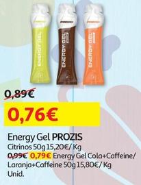 Oferta de Prozis - Energy Gel por 0,76€ em Auchan