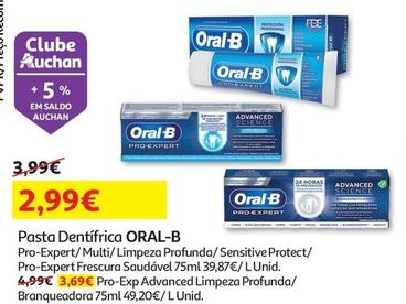 Oferta de Oral B - Pasta Dentifrica por 2,99€ em Auchan