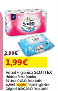 Oferta de Scottex - Papel Higiênico por 1,99€ em Auchan