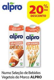 Oferta de Alpro - Numa Seleção De Bebidas Vegetais Da Marcaem Auchan