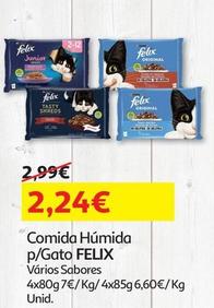 Oferta de Felix - Comida Húmida P/gato por 2,24€ em Auchan