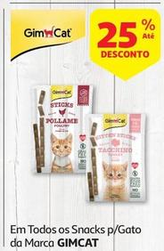 Oferta de Gimcat - Em Todos Os Snacks P/gato Da Marcaem Auchan