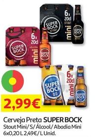 Oferta de Super Bock - Cerveja Preta por 2,99€ em Auchan