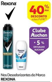 Oferta de Rexona - Nos Desodorizantes Da Marcaem Auchan
