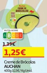 Oferta de Auchan - Creme De Brócolos por 1,25€ em Auchan