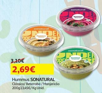 Oferta de Sonatural - Hummus por 2,69€ em Auchan